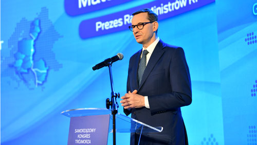 premier Mateusz Morawiecki na Samorządowym Kongresie Trójmorza